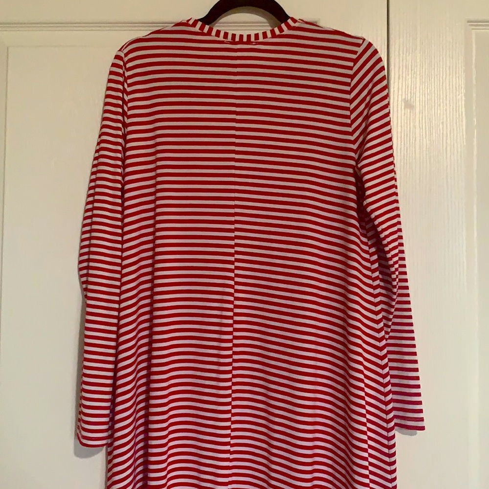 Short dress,Turkish cotton,red color,casual dress